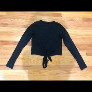 Black long lululemon top